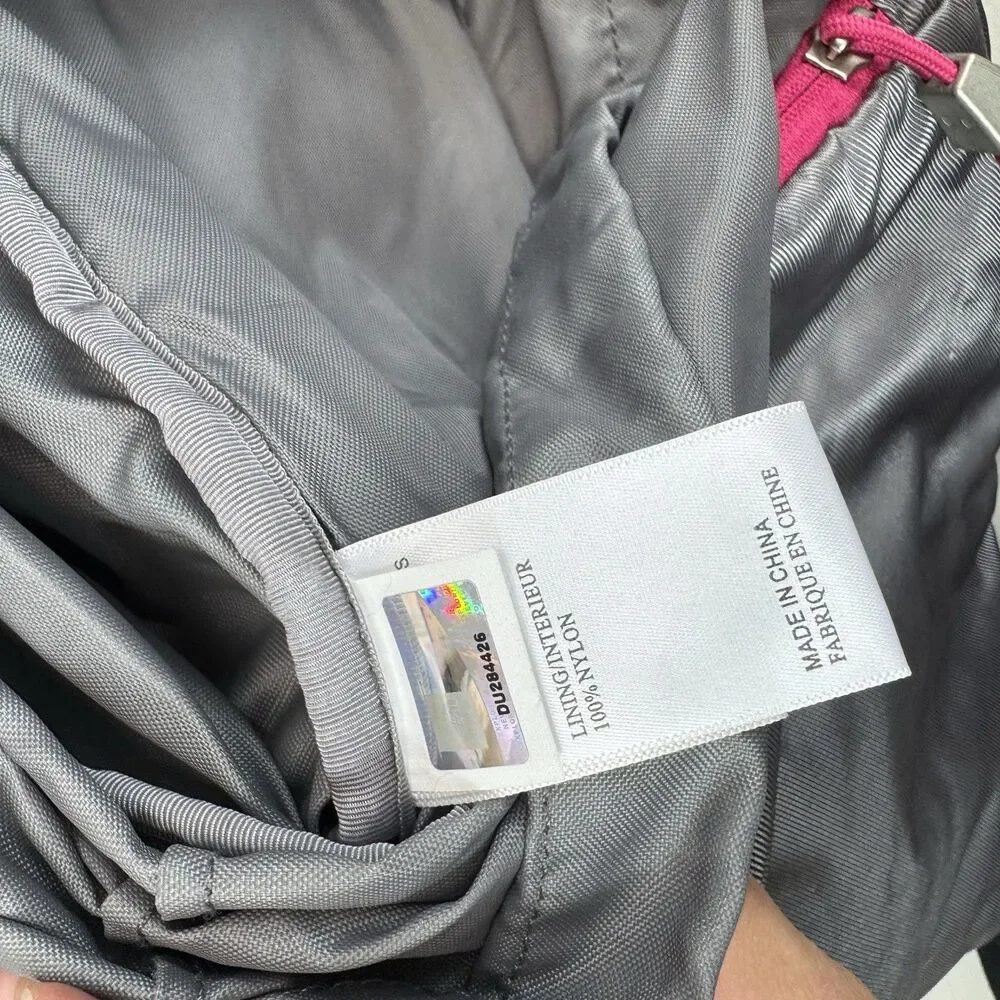 The North Face Gray Pink Daypack Backpack Laptop Hiking School Travel Unisex